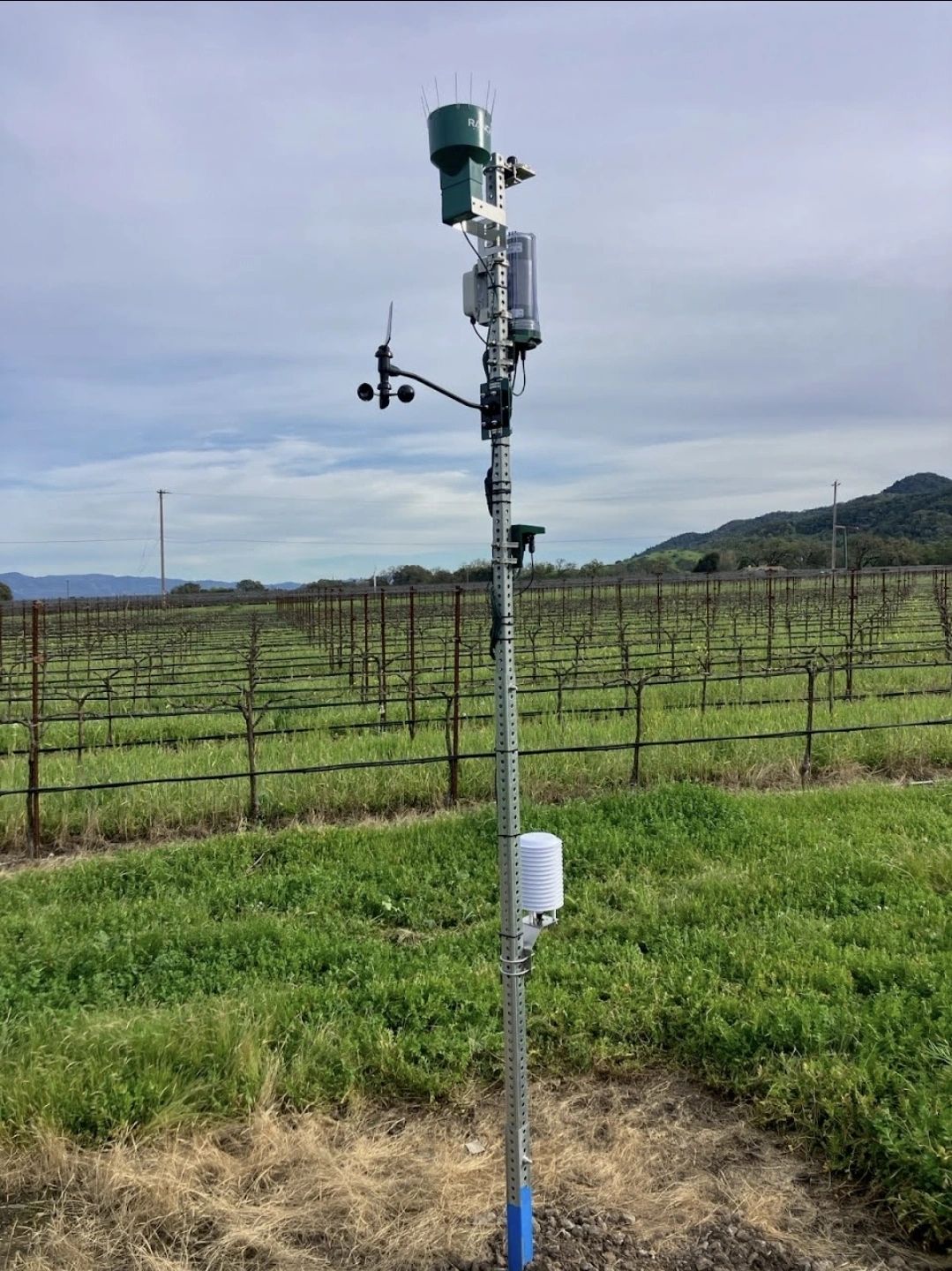 Ranch Systems Professional Weather Station installed in field
